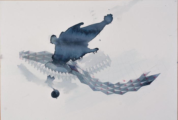 ink cloud following a clash