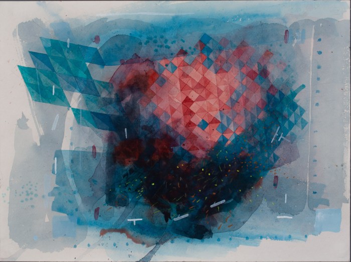 A heart shaped colony